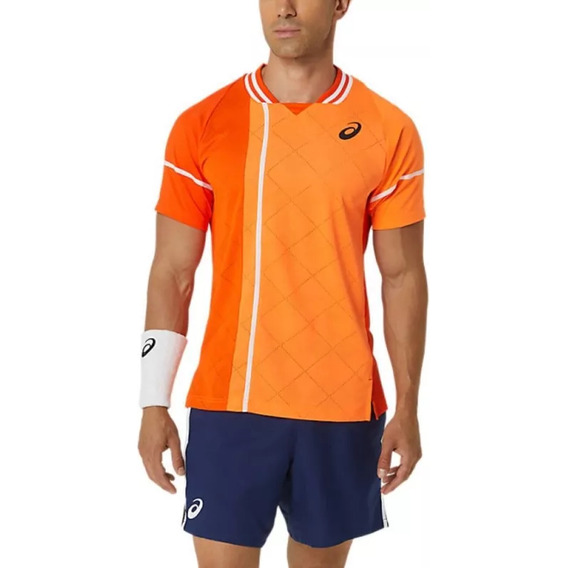 Playera Tennis Asics Match Ss Naranja Hombre 2041a282.800