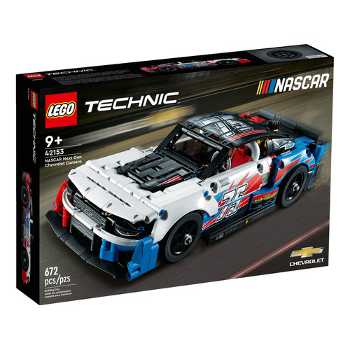 Lego Technic - Nascar® Next Gen Chevrolet Camaro Zl1 (42153) Cantidad de piezas 672