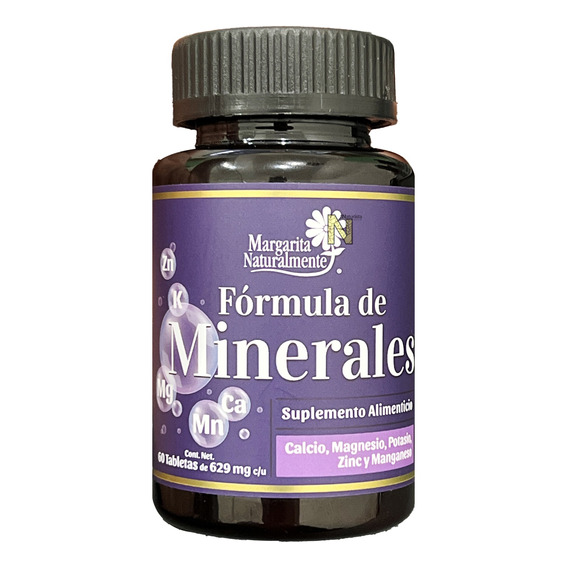 Formula De Minerales (60 Tabletas) Margarita Naturalmente