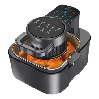 Fritadeira Grande Sem Óleo Air Fryer Digital Lcd 9l 