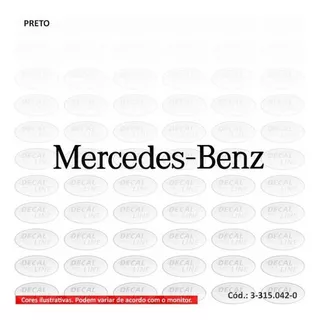 Logo Mercedes-benz - Quebra-sol - Pequeno