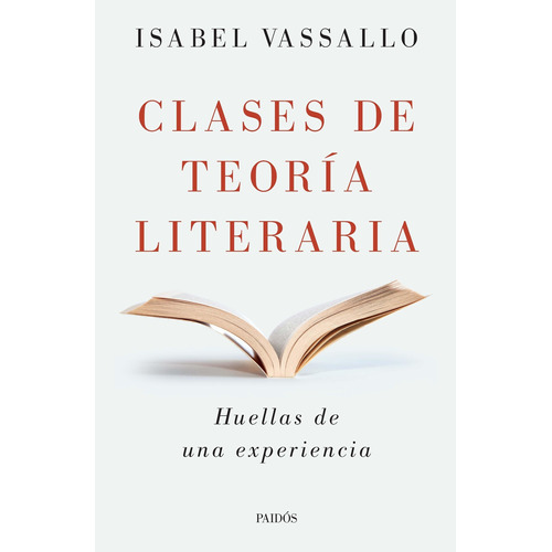 Libro Clases De Teoria Literaria - Isabel Vassallo - Paidós