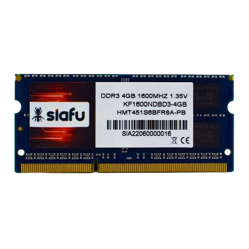 Memoria RAM color azul  4GB 1 SK hynix HMT451S6BFR8A-PB