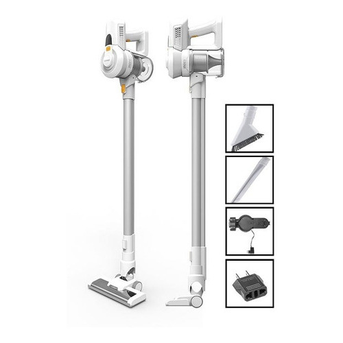 Aspiradora Inalambrica 22v Ciclonica De Hogar 0,8l Ingco Color Blanco