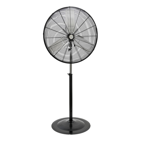 Ventilador Industrial De Pie Pedestal Narvik De 30 Pulgadas, Potente 280w, Aspas Metálicas, Giratorio, Altura Ajustable, Control De Cadena De 3 Velocidades