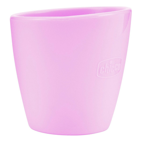 Vaso De Silicona Take Eat Easy Chicco Color Rosa Liso