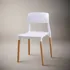 Silla De Comedor Belloch Eames X 1 Tu Idea - Varios Colores Blanco Blanco