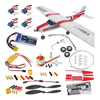 Kit Aero Cessna 182 Combo Com Eletrônica Completa