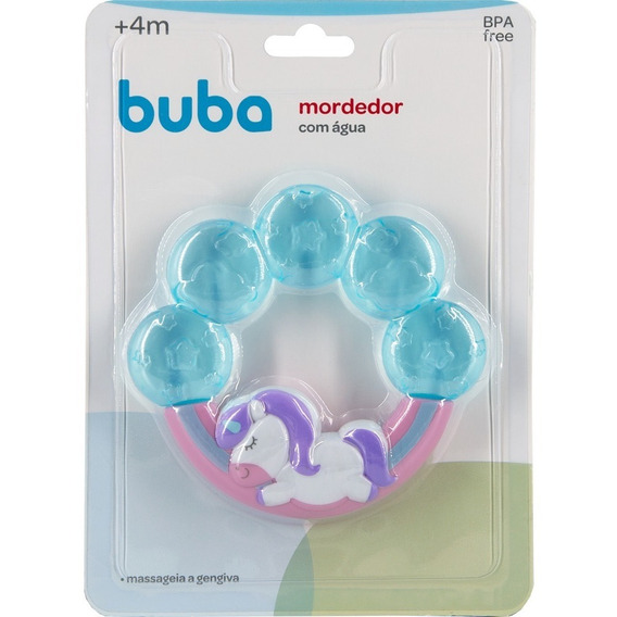 Dientes de bebé con color de unicornio Buba Water