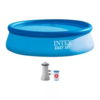 Intex Piscina Easy Set 396x84cm Codigo 28142 Azul