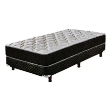 Cannon Espuma Exclusive Sommier 1 Plaza Media 100x190 Cm Mas Colchon Color Gris Marrón