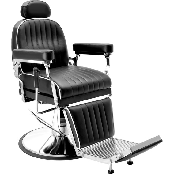 Sillon Barberia Silla Estetica Respaldo Ajustable Neumatica