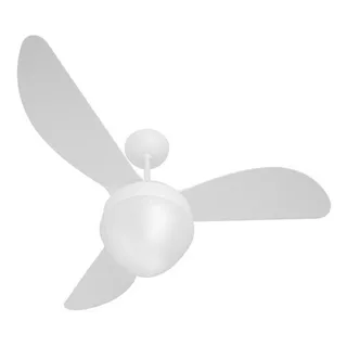 Ventilador De Teto Gale Branco Para 2 Lâmpadas Luxo 127v