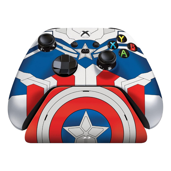 Razer Control Wireless & Base De Carga- Xbox Capitán América