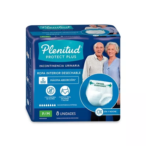 Pañales para adultos Plenitud Protect Plus P/M x 8 u