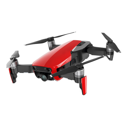 Drone DJI Mavic Air Fly More Combo con cámara 4K flame red 3 baterías