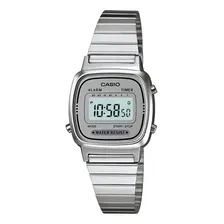 Relógio Casio Feminino La670 Cinza Vintage Tamanho Mini