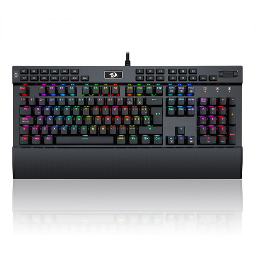 Teclado Gamer Mecanico Redragon Yama K550 Rgb Español Usb Color del teclado Negro