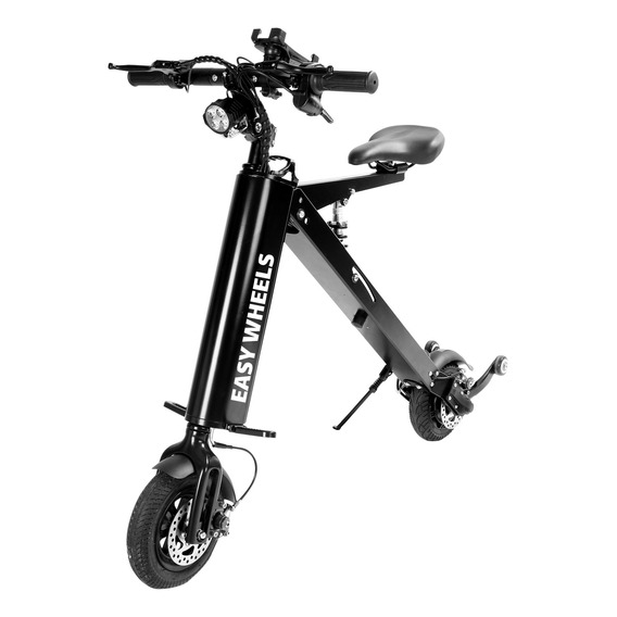 Bicicleta-patin Electrica Plegable-recargable - Con Asiento