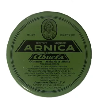 10 Arnica De La Abuela Pomada 30 Gr Original