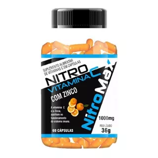Vitamina C 1000mg + Zinco 7mg - Nitromax