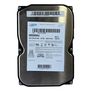 Disco Rigido Interno Hd 80gb Samsung Sata 3,5