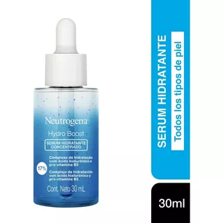 Serum Hidratante Concentrado Neutrogena® Hydro Boost 30 Ml Momento De Aplicación Día/noche Tipo De Piel Todo Tipo De Piel