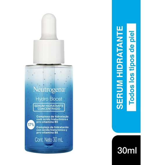 Serum Hidratante Concentrado Neutrogena® Hydro Boost 30 Ml Momento de aplicación Día/Noche Tipo de piel Todo tipo de piel