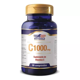 Vitamina C 1000mg Vitgold 60 Comprimidos