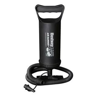 Inflador Manual Portátil Bestway 62002 Para Camping Color Negro 10psi