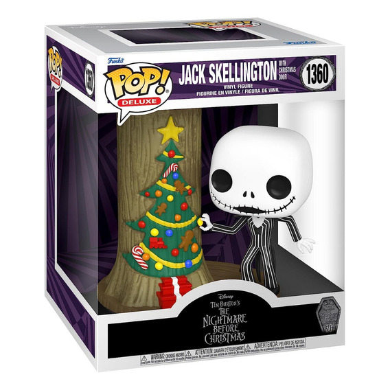 Funko Pop Deluxe Tnbc - Jack With Christmast Town Door #1360