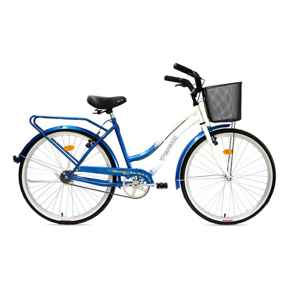 Bicicleta Peretti Urbana Full Dama R26 C/ Canasto Parrilla