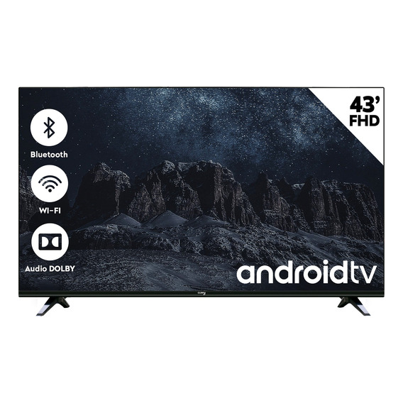 Smart Tv Pantalla 43 Pulgadas Cuory Android Tv Dled Full Hd