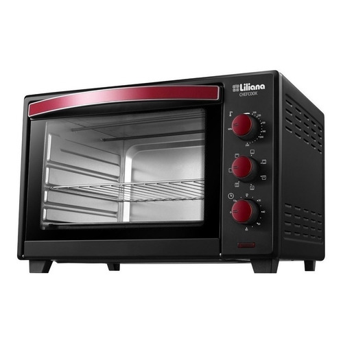 Horno de mesa eléctrico Liliana Chefcook AO146 46L negro 220V-240V