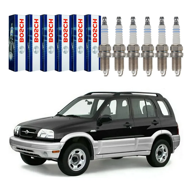 Jogo Velas Bosch Grand Vitara 2.0 16v 2000 A 2005