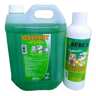 Shampoo Para Perros Osspret Belleza 5litros Y Perfume 1litro