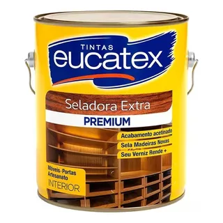 Seladora Para Madeira 3,6lts  Eucatex + Diluente 