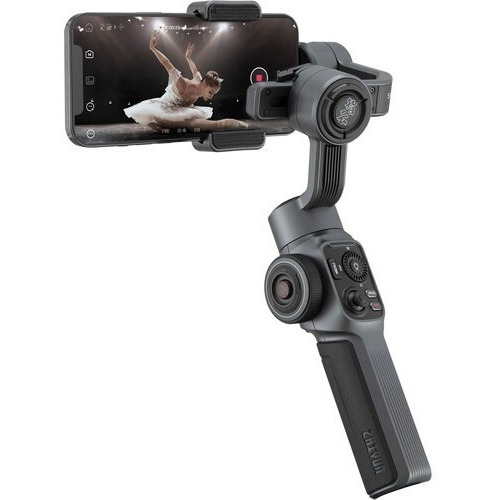 Estabilizador De Imagen Cardan Zhiyun Smooth 5 Combo 3 Ejes Color Negro