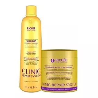 Shampoo 1 Litro + Máscara 500g Clinic Repair System Richée