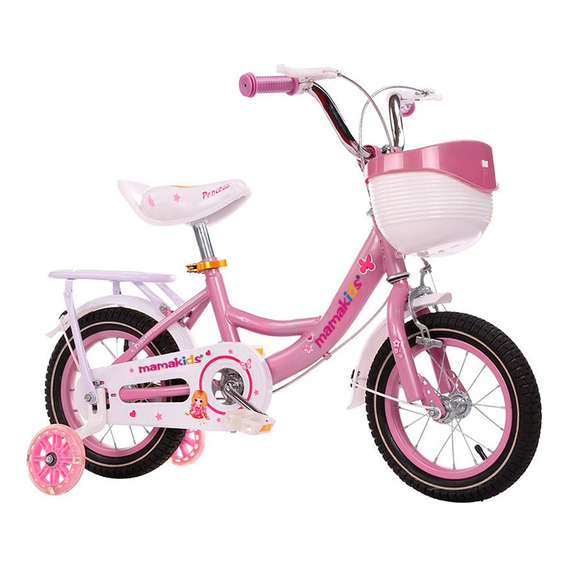 Bicicleta Niña Aro 18 Rosa Y Morado