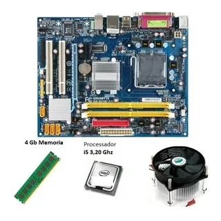 Kit I5 Placa 1156 + Processador I5 650 + 4 Gb Ddr3 + Cooler 