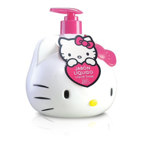 Jabón Líquido Hello Kitty 3d 500ml Algabo