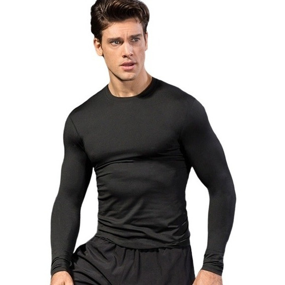 Camiseta Polo Compression Licrado | Calentador Deportivo Gym