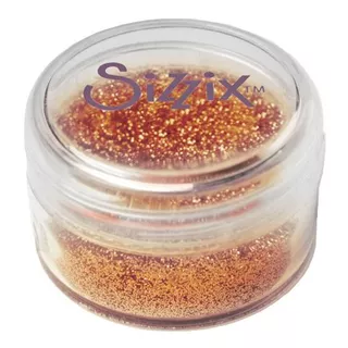 Glitter Fino Biodegradável Sizzix Caramel Toffee 12g