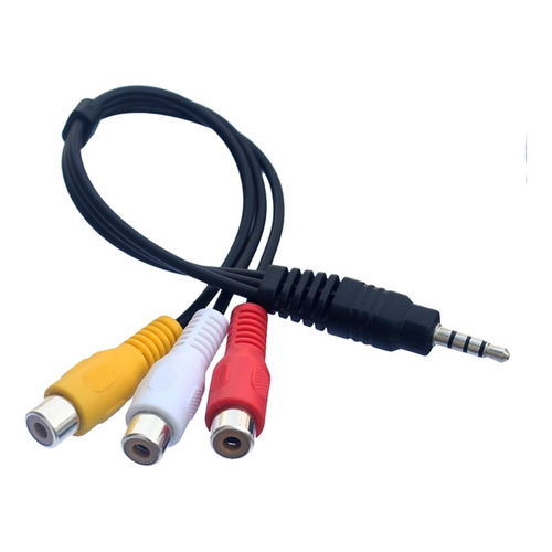 Cable Adaptador Plug 3.5mm Macho A 3 Rca Hembra