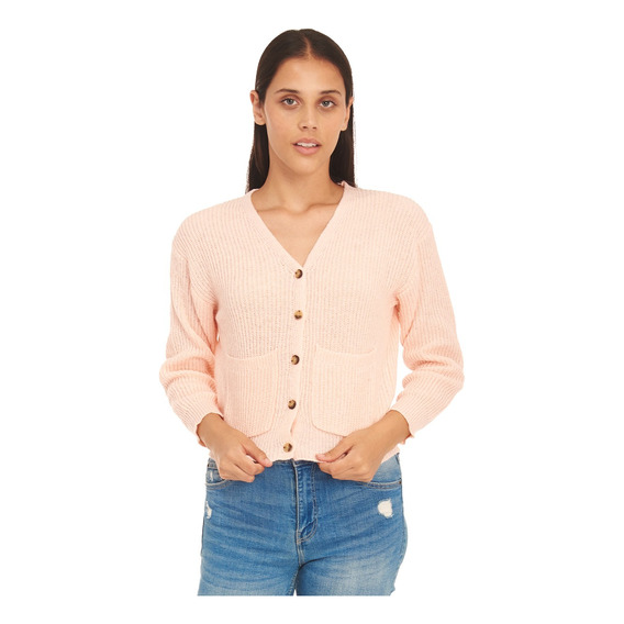 Sweater Thats Hot Estilo Casual Con Botones Para Mujer