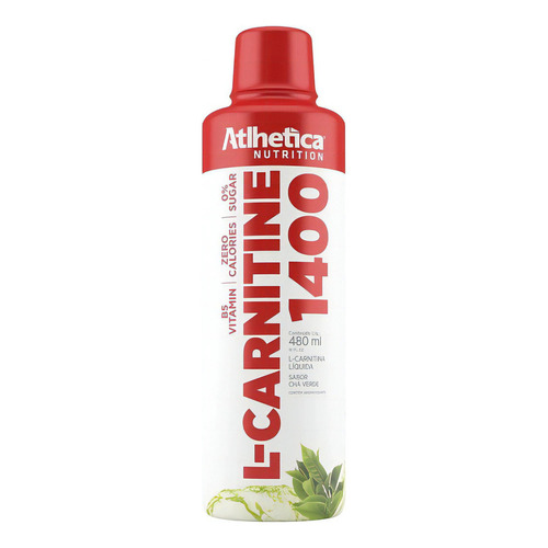 Quemador L-carnitina Líquida Té Verde Atlhetica 1400 480ml