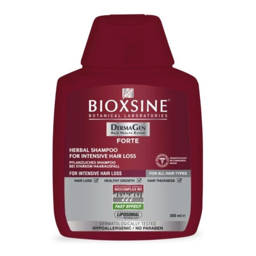 Shampoo Bioxsine Bioxsine Forte en botella de 300mL por 1 unidad