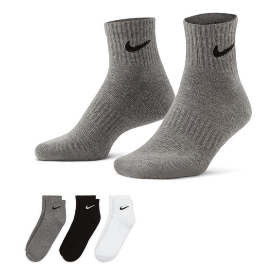 Calcetines X3 Nike Everyday Cushioned Multi-color Varios