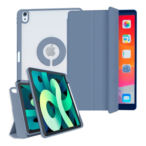 Funda Tablet Magnetica Generica Para iPad Air 4 2020 10.9' Color Lila